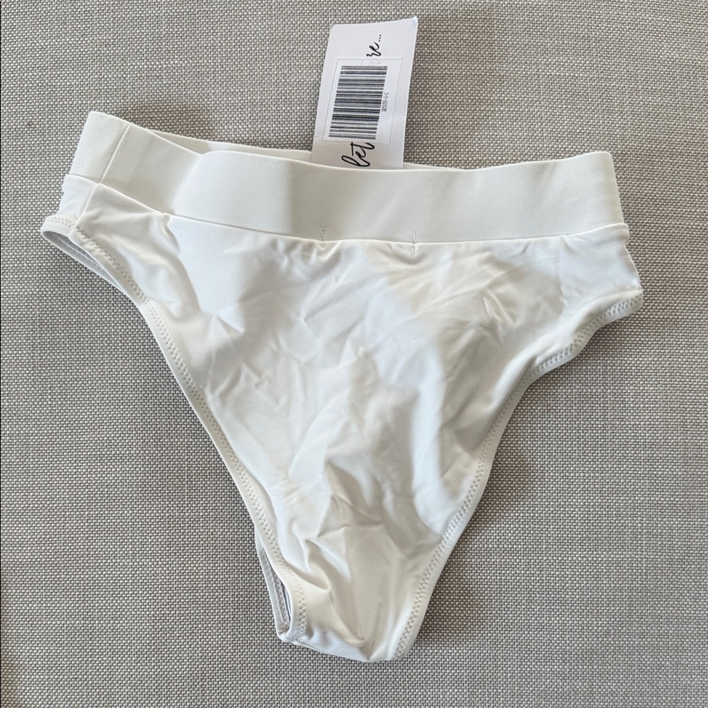 12th Tribe Charmed White Bikini Bottom - Picture 5 of 6